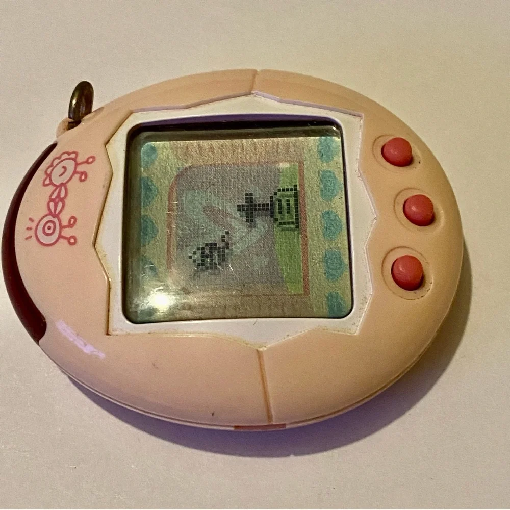 ✨ Tamagotchi Connection V1 2004 Original Japanese Pastel Light Pink Japan Wave